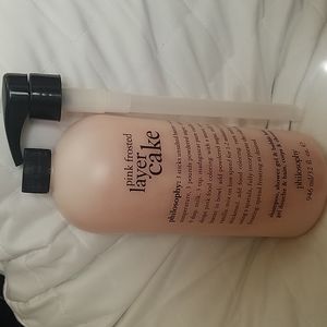 Philosophy Pink Frosted Layer Cake